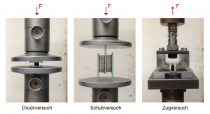 Steifigkeitsversuche - Silikonschaum-Abstandhalter